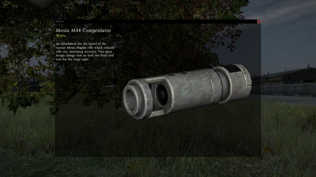 DayZ Standalone Mosin M44 Compensator