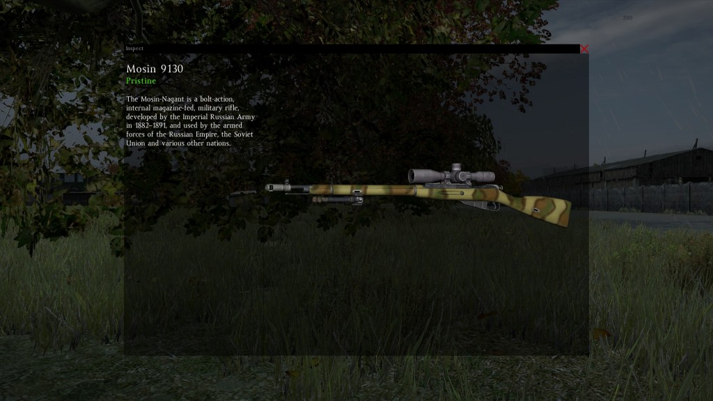 DayZ Standalone Mosin Tarnmuster