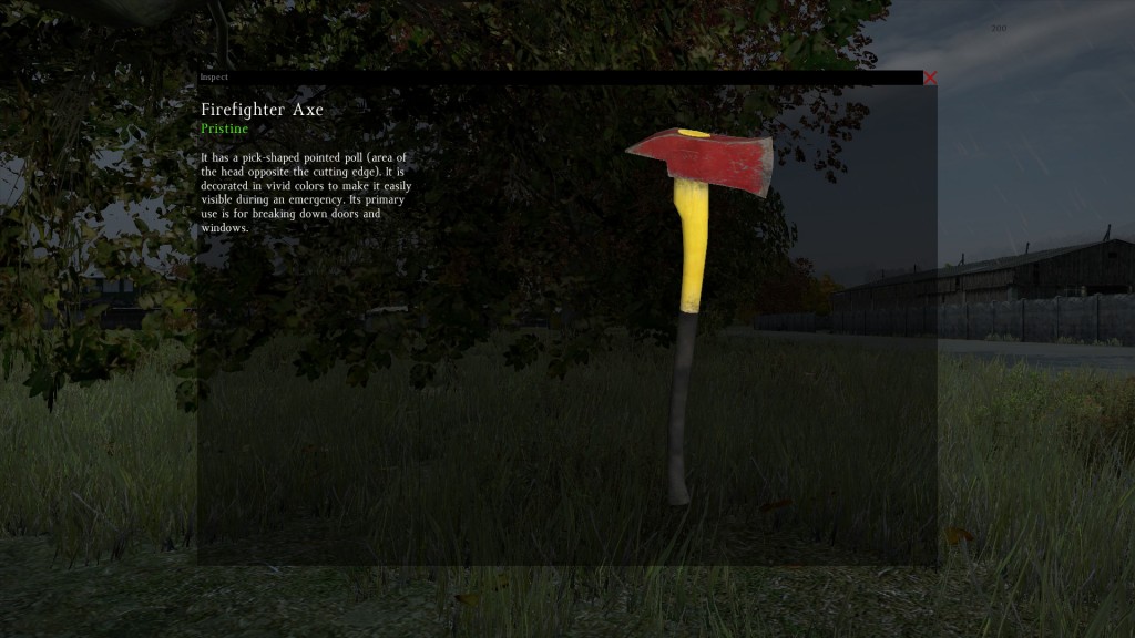 DayZ Standalone Firefighter Axe - Feuerwehraxt