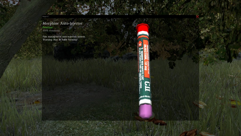 DayZ Standalone Morphine Auto Injector