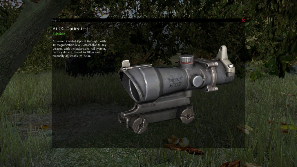 DayZ Standalone ACOG for M4