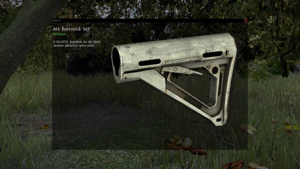 DayZ Standalone M4 Buttstock MP