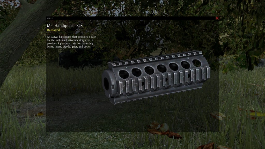 DayZ Standalone M4 Handguard RIS