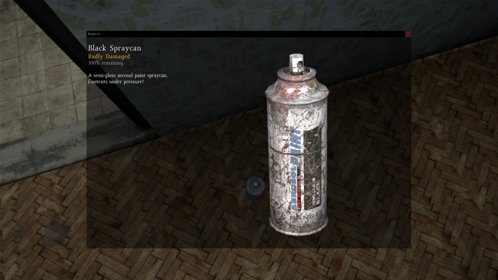 DayZ Standalone Black Spraycan