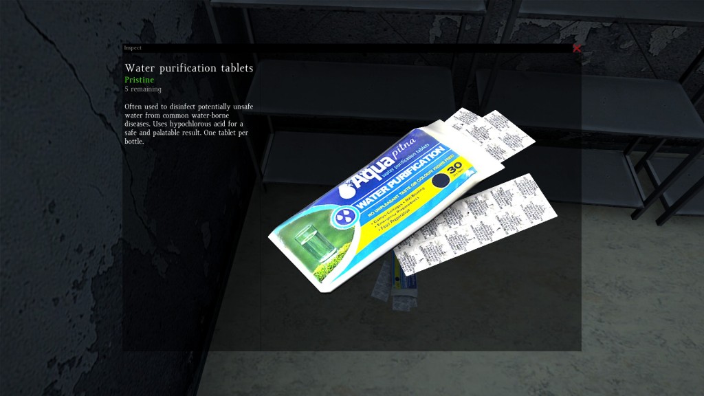 DayZ Standalone Water purification tablets