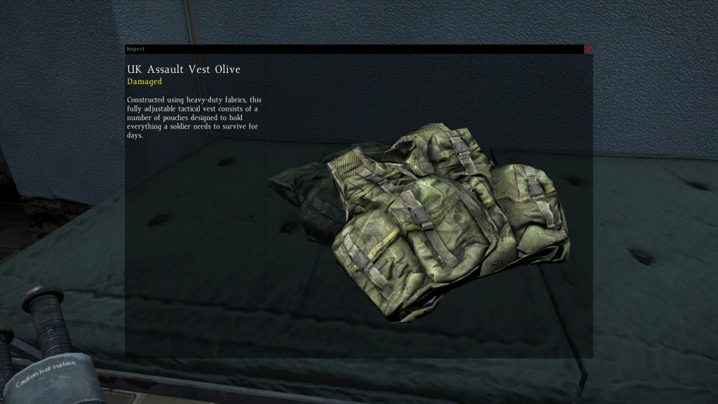 DayZ Standalone UK Assault Vest Olive