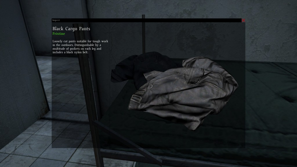 DayZ Standalone Black Cargo Pants