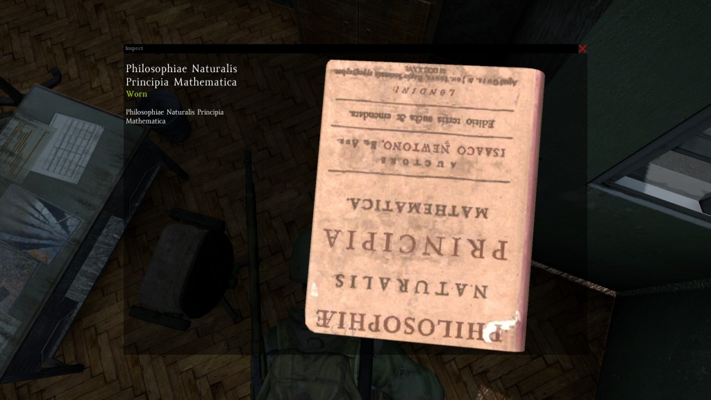 DayZ Standalone Book Philosophiae Naturalis Principia Mathematica