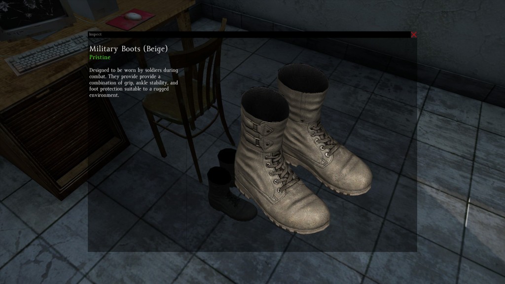 DayZ Standalone Military Boots Beige