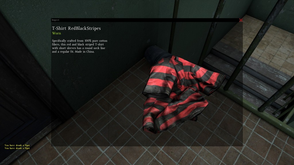 DayZ Standalone T-Shirt Red Black Stripes