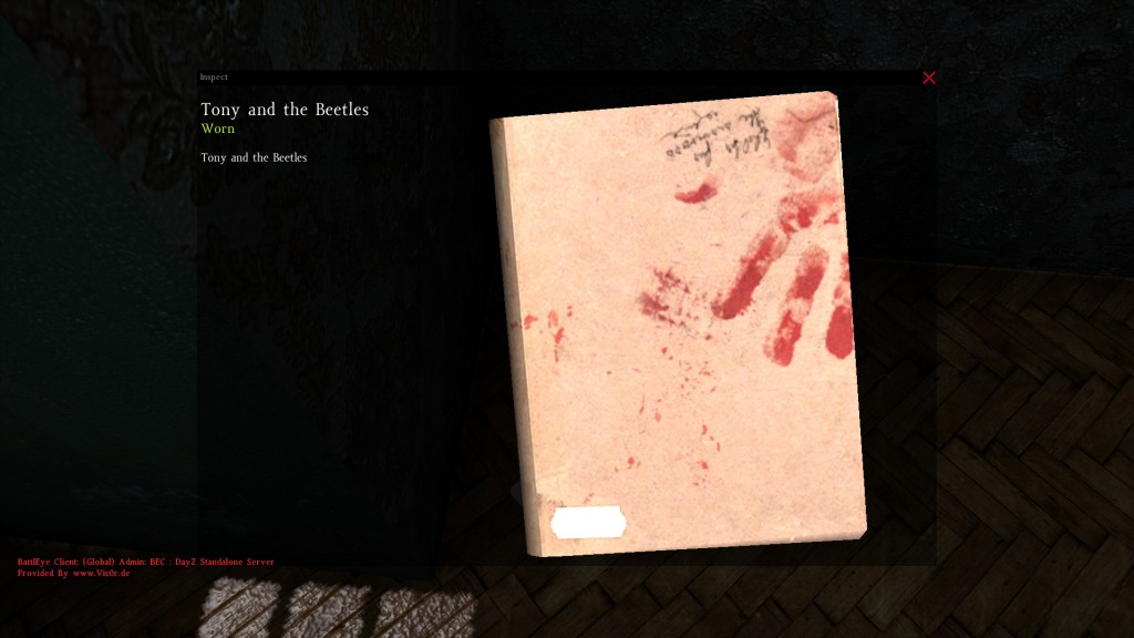 DayZ Standalone Book Tony and the Beetles