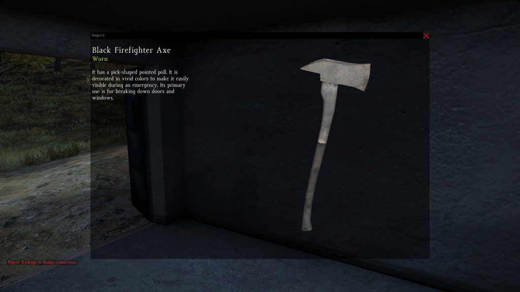 DayZ Standalone black Firefighter Axe - Feuerwehraxt