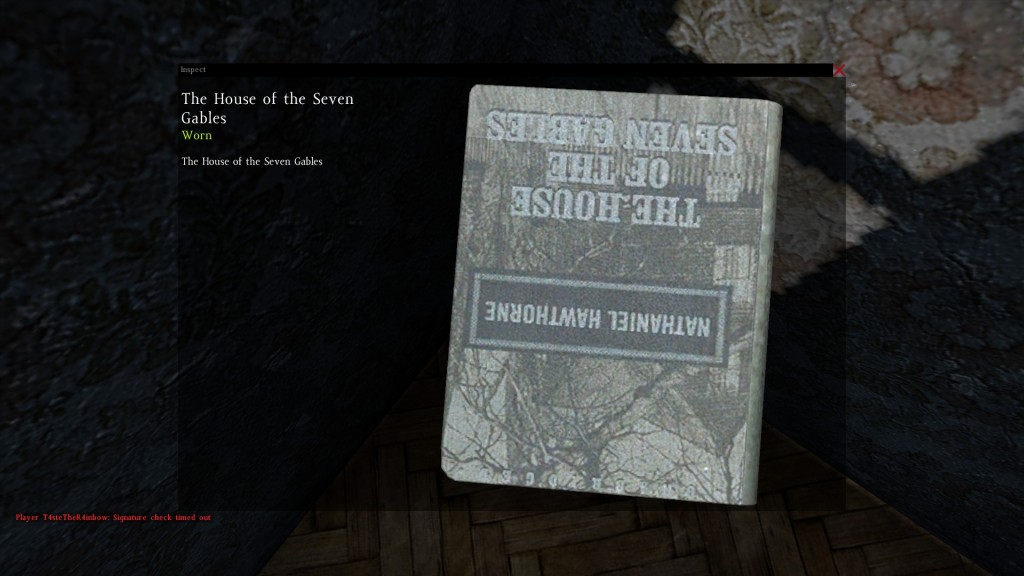 DayZ Standalone Book The House of the Seven Gables