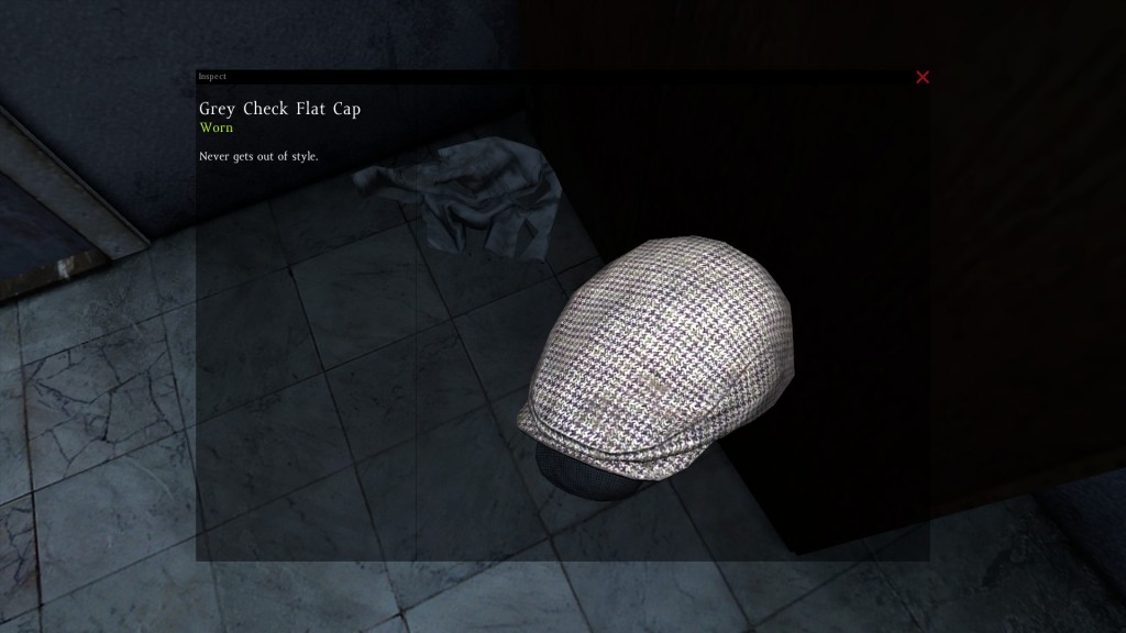 DayZ Standalone Grey Check Flat Cap