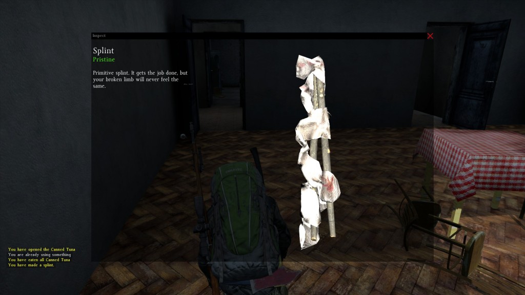 DayZ Standalone Splint