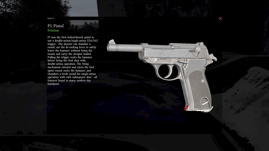 DayZ Standalone P1 Pistol