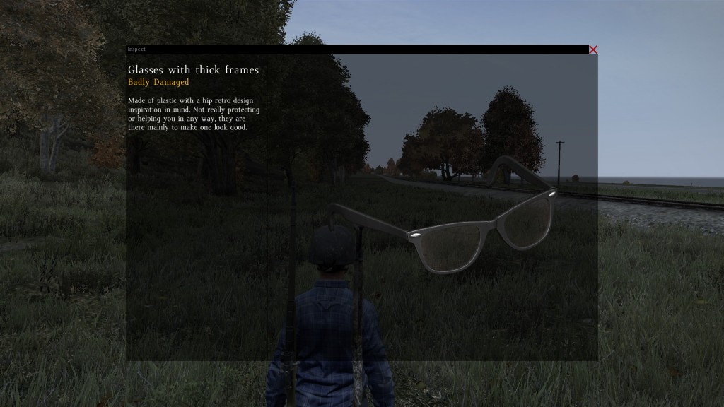 DayZ Standalone Glasses with thick frames